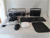 Radios, HP Keyboard, Mouse, Carbon Monoxide