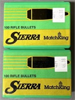 200ct Sierra MatchKing 6.5mm 142 gr HPBT Bullets