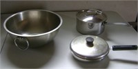 SS Bowl and Pans