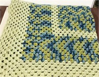Hand Made Crochet Blanket, Cleaned