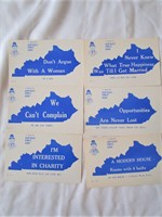 19 Vintage Comic Saying Post Cards Kentucky