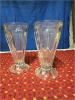 Set of 2 Misc Glass Ice cream cups