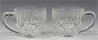 (12) SHANNON CRYSTAL BY GODINGER PUNCH CUPS