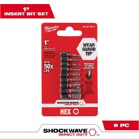 SHOCKWAVE Steel Hex Driver Bit Set (9-Pc)