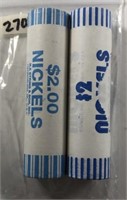 1 Roll of 2006D State Quarters & 1 Roll of 2005