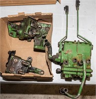 Assorted Jd Hydraulic Controls And Centers