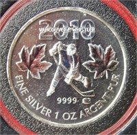 2010 Canada $5 Maple Leaf 1 Ounce Silver