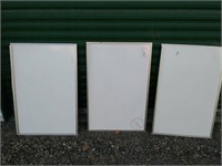 3- White boards lot -