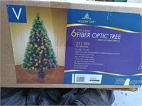 6ft Fiber Optic Christmas Tree