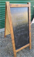 Double sided A Frame Chalkboard 4.5ft Tall