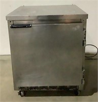 Beverage Air Rolling Stainless Steel Refrigerator