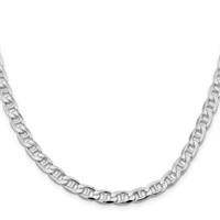 Sterling Silver- Fancy Design Chain Necklace