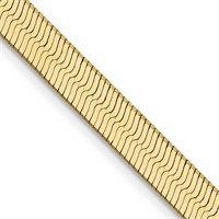 14 Kt- Yellow Gold Herringbone Chain Necklace