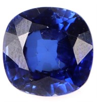 8.95CT CUSHION-CUT BLUE SAPPHIRE LOOSE GEMSTONE