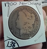1900-O NEW ORLEANS US Morgan silver dollar