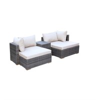 $1,049 -  "Used" 5-Pc All-Weather Wicker Patio Set