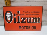 OILZUM MOTOR OIL SIGN