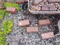 Hastings Brick (all through out the yard)