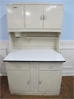 AMAZING REFINISHED HOOSIER CABINET W/ FLOUR SIFTER