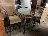 36" Glass Top Table