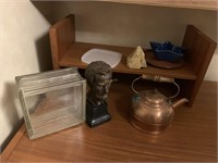 Copper Tea Pot & Decorations