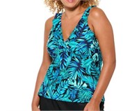 Christina Women's 14 Swimwear Tankini Top, Black