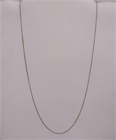 Twisted Rope Chain Necklace (Marked 10K)