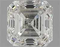Gia Certified Asscher Cut 2.00ct Si2 Diamond