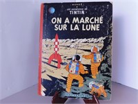 Album Tintin On a Marché Sur La Lune vintage