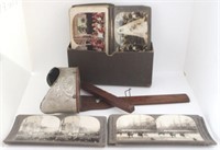 Stereoscope Viewer with 35 Card Slides