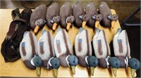 12 Duck Hunting Decoys with Weights & Storage Bag