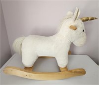 Plush Ride-on Rocking - Unicorn H:19" L:24"