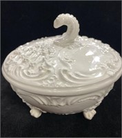 Italian Porcelain Footed Candy Dish