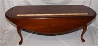 QUEEN ANNE CHERRY DROP LEAF COFFEE TABLE