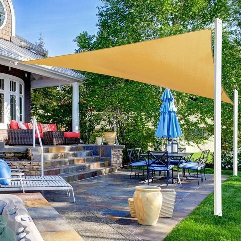 **OHUHU Rectangular Sun Shade Sail 3*4m, Gray **