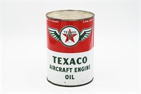 TEXACO AIRCRAFT ENGINE OIL U.S. QT CAN