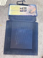 Blue rear car mat