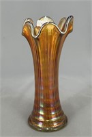 Ripple miniature 6 1/4" vase - very light blue