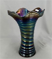 Ripple 9 1/2" vase - purple
