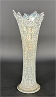 Big Basketweave 10" vase - white