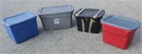 Lot Of 4 Totes