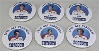S: LOT OF 1980's WASHINGTON CAPITALS BUTTONS