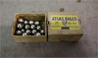 Vintage Atlas Balls in Box