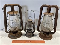 3 x Kerosene Lanterns