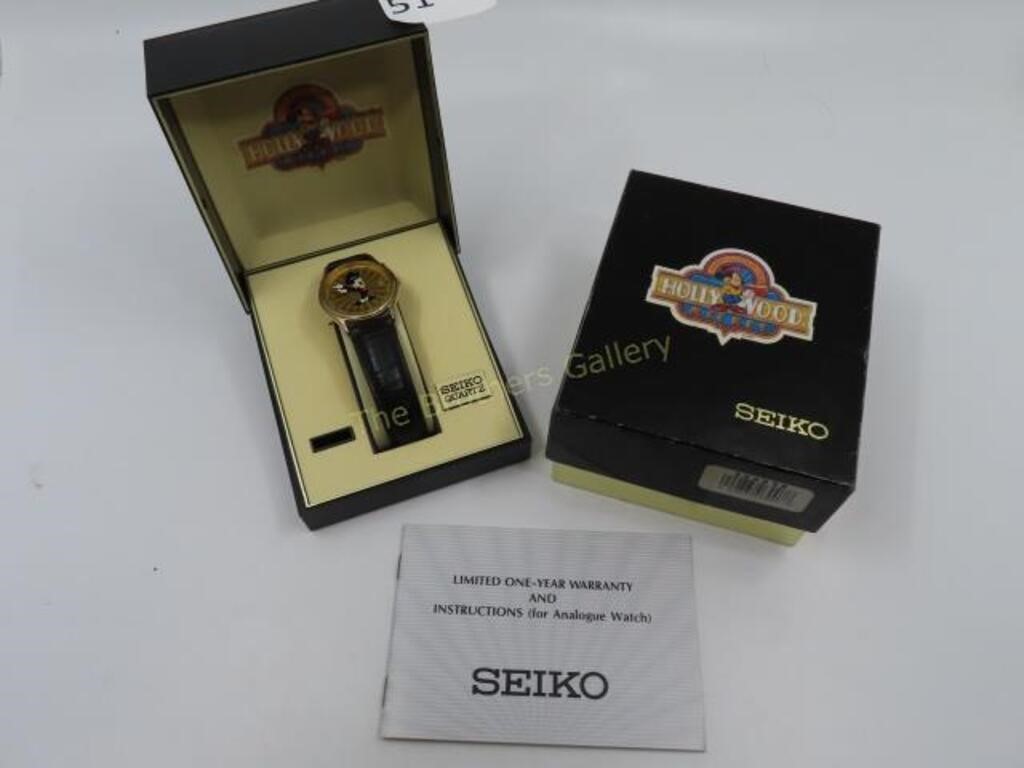 Seiko Mickey Mouse Watch w/ Box