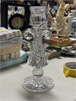 Lead crystal candle stick holder