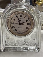 Lead crystal clock