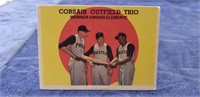 1959 Topps Skinner/Virdon/Clemente #543 Baseball