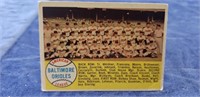 1958 Topps Baltimore Orioles #408 Team Card