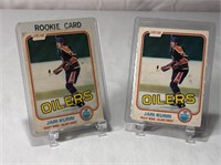 2 Jari Kurri OPC Rookie Hockey Cards